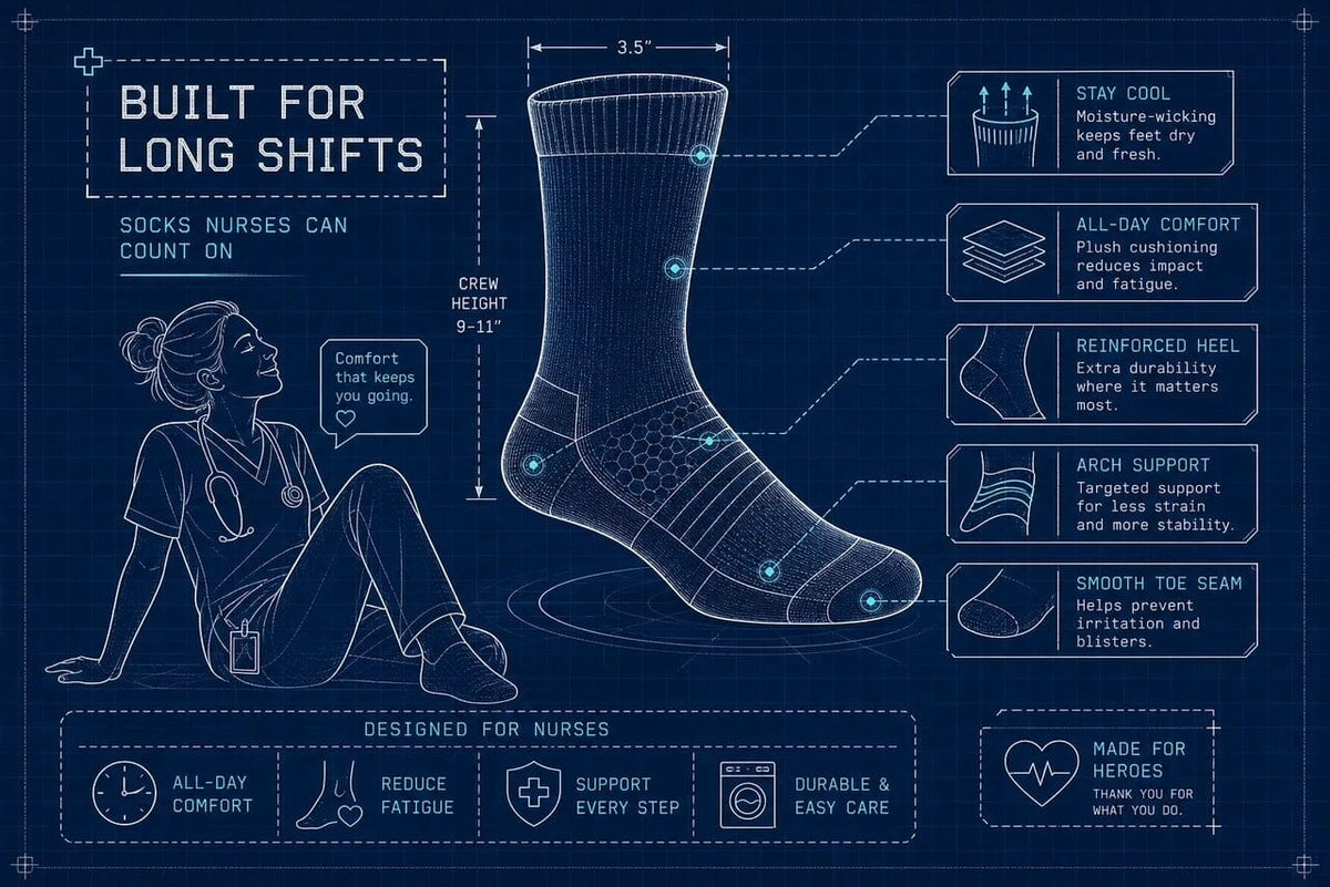 Top-Rated Socks for Nurses Who Are on Their Feet All Day