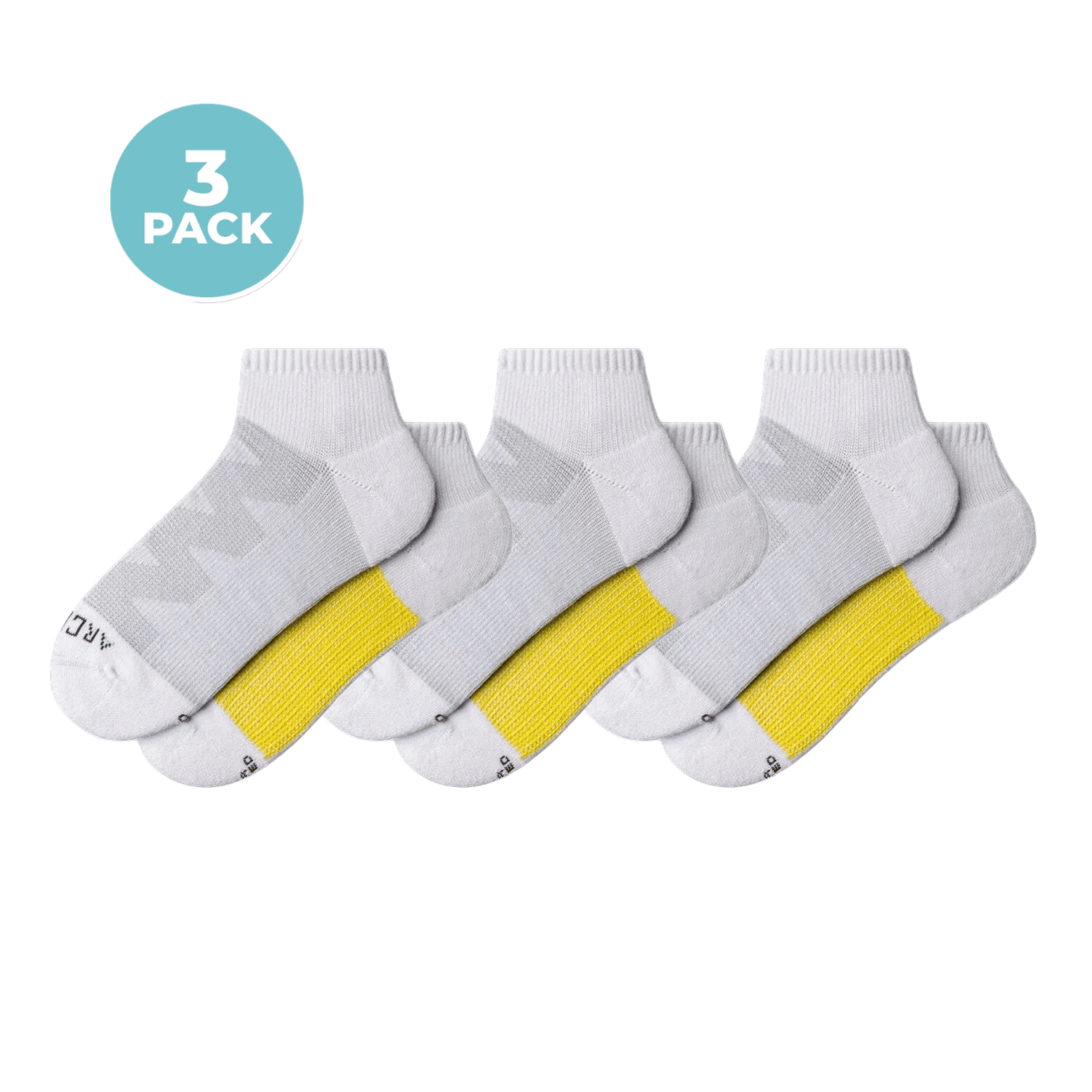 ArchTek® Quarter Socks Bundles athletic socks ArchTek White 3 Pack Small