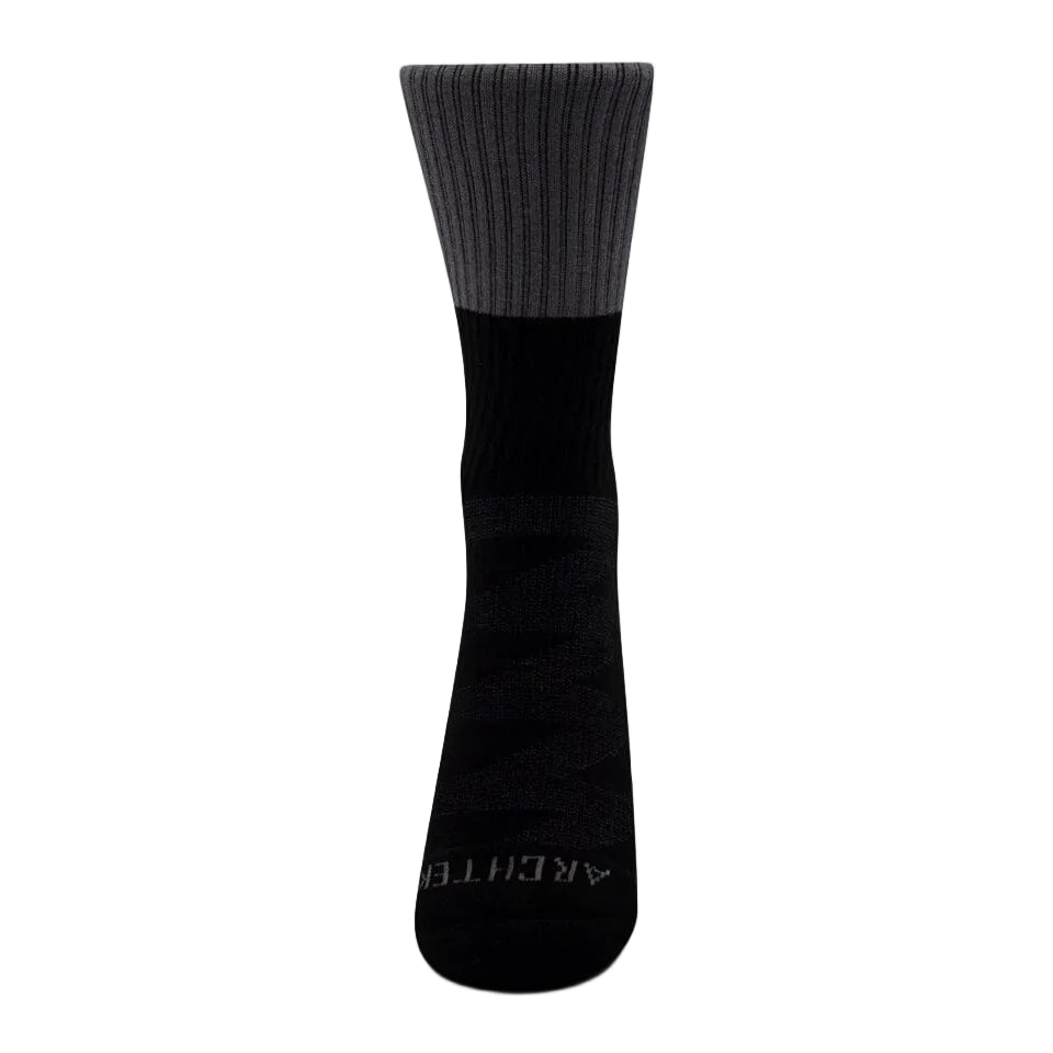 Moisture Wicking Black Nylon Crew