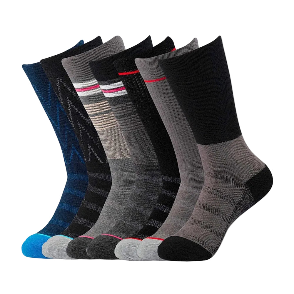 Dress Socks Bundles - 7 Pack Shades of Grey dress socks