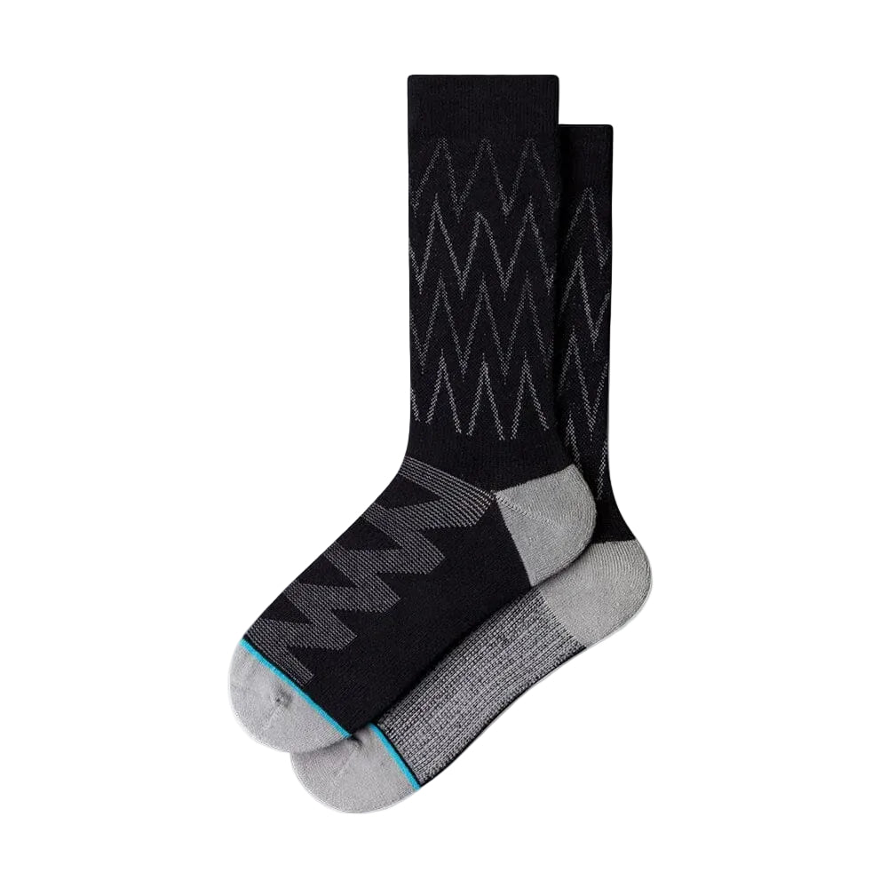 Dress Socks - Zig Zag Black Grey dress socks