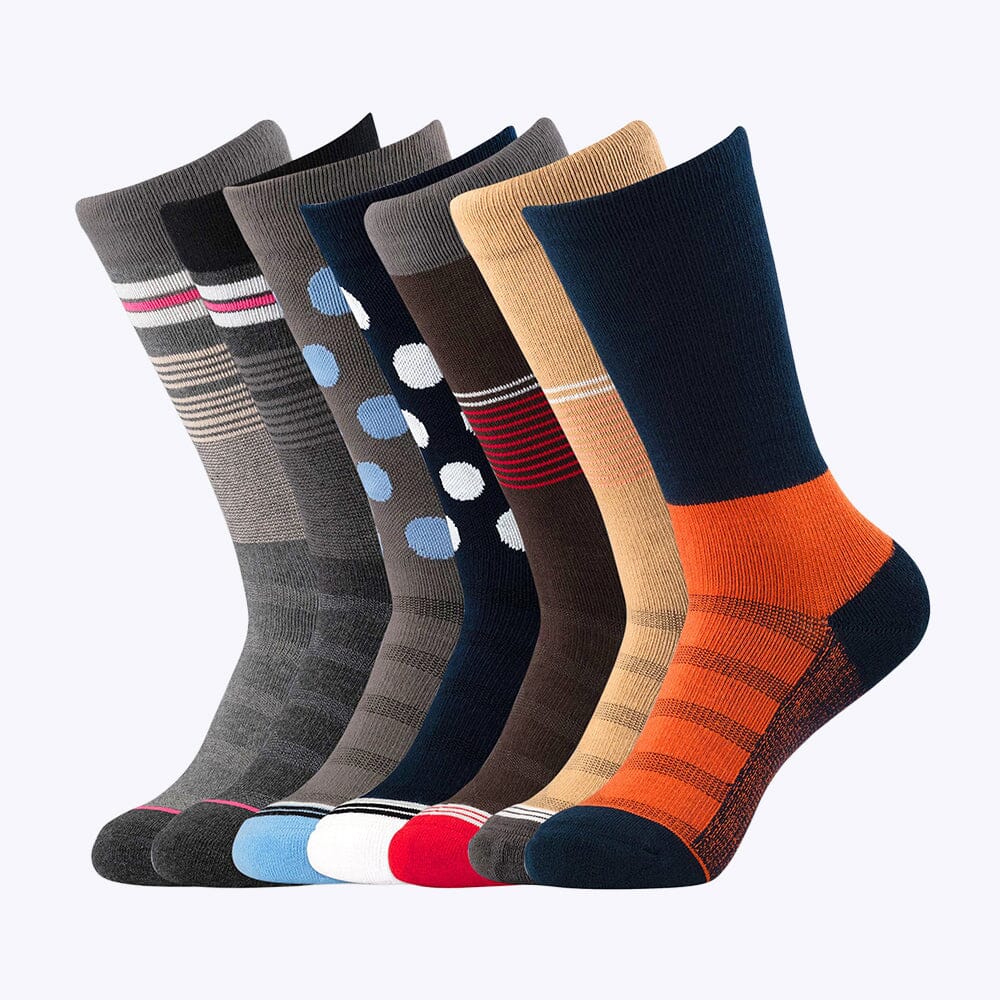 ArchTek® Dress Socks Bundles dress socks ArchTek 7 Pack Statement Medium