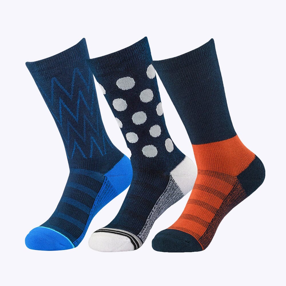 ArchTek® Dress Socks Bundles dress socks ArchTek 3 Pack Blues Medium