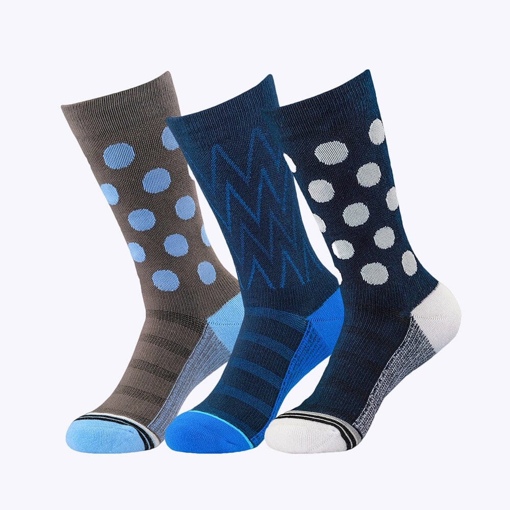 ArchTek® Dress Socks Bundles dress socks ArchTek 3 Pack Feelin' Blue Medium