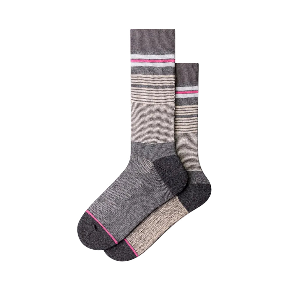 Dress Socks - Multi Stripes Light Grey Slate dress socks
