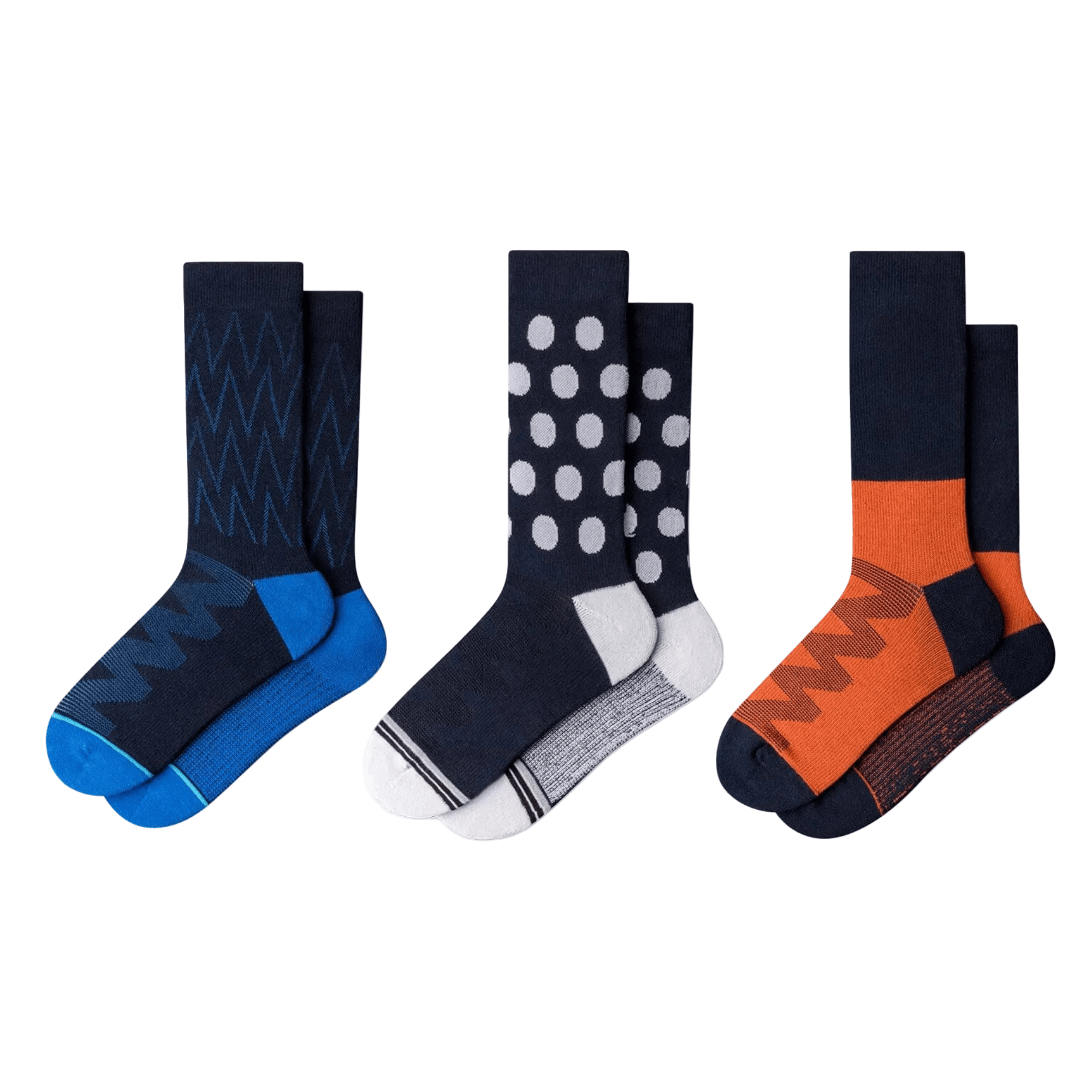 Dress Socks Bundles - 3 Pack Blues dress socks