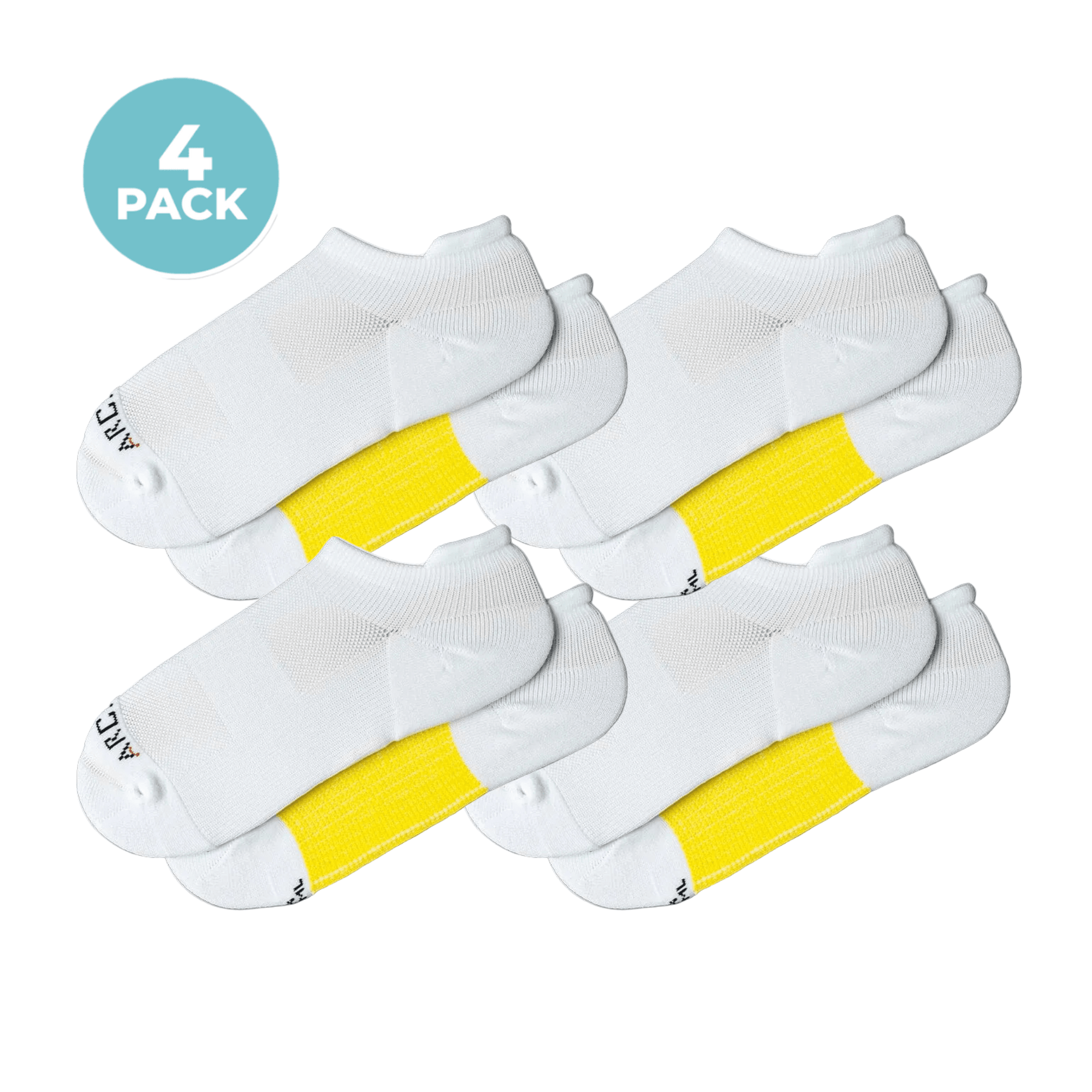 ArchTek® Ankle Socks Bundles 4 Pack White athletic socks
