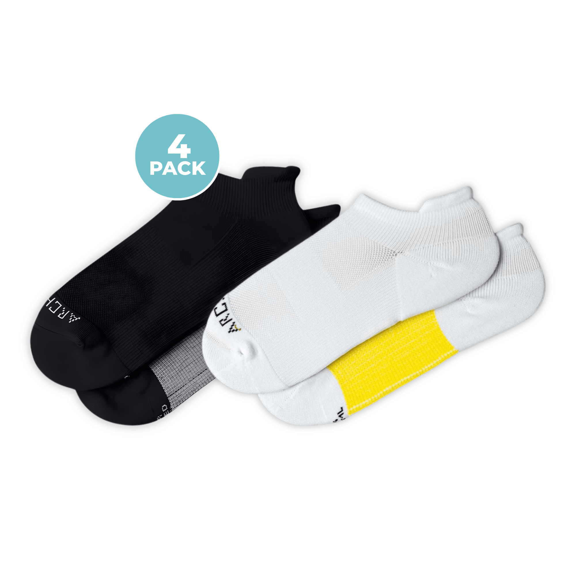 ArchTek® Ankle Socks Bundles 4 Pack athletic socks