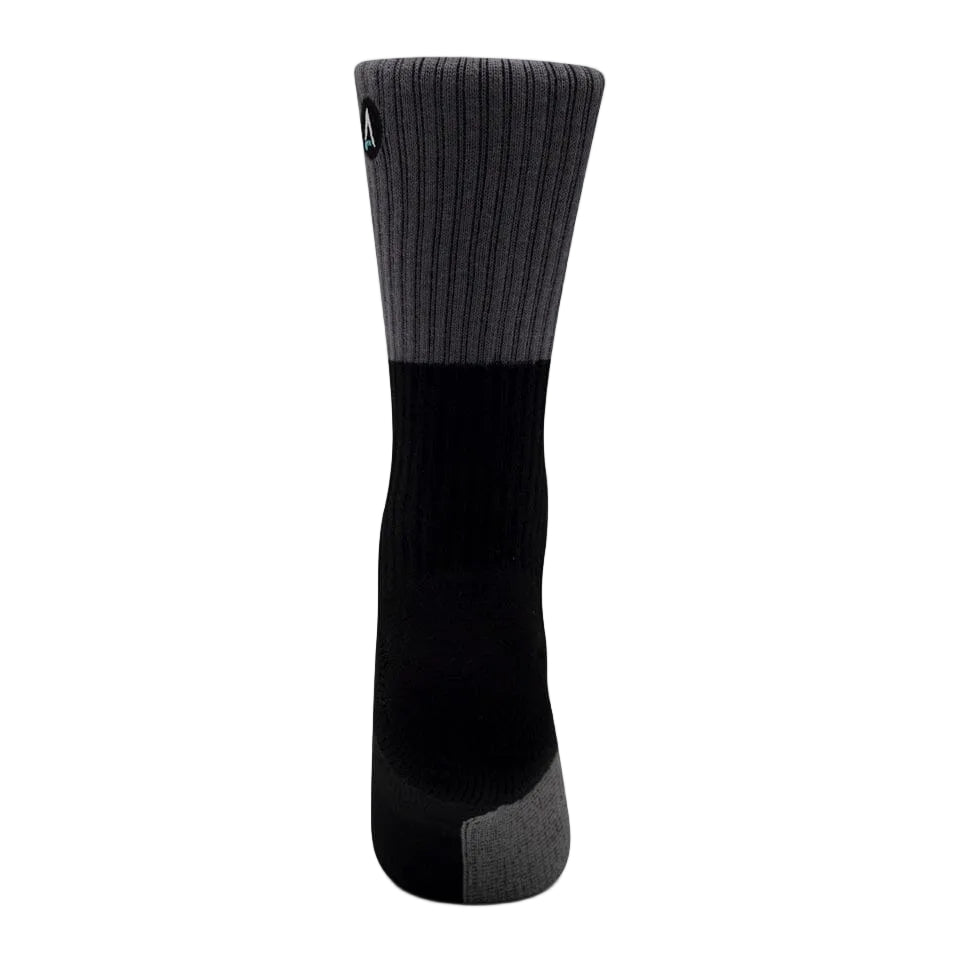 Moisture Wicking Black Nylon Crew