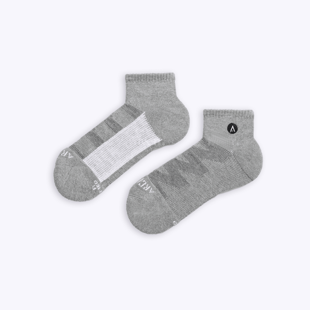 ArchTek® Quarter Socks athletic socks ArchTek Gray Small 