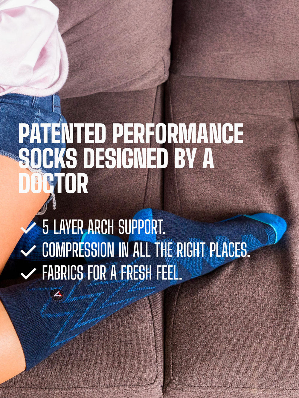 Socks With Arch Padding Build In Arch Support Socks: 14+ Styles For Sale Online | ArchTek®