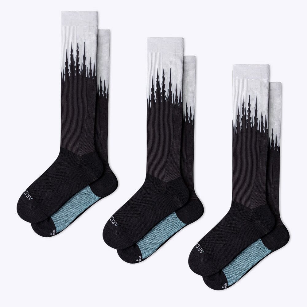 3 x ArchTek® Compression Socks Compression Socks ArchTek Black Mountain Medium 
