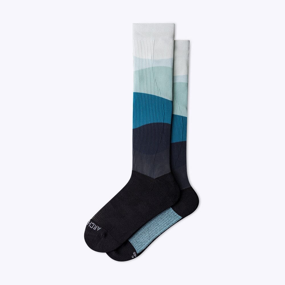 ArchTek® Compression Socks* Compression Socks ArchTek Blue Waves Medium 