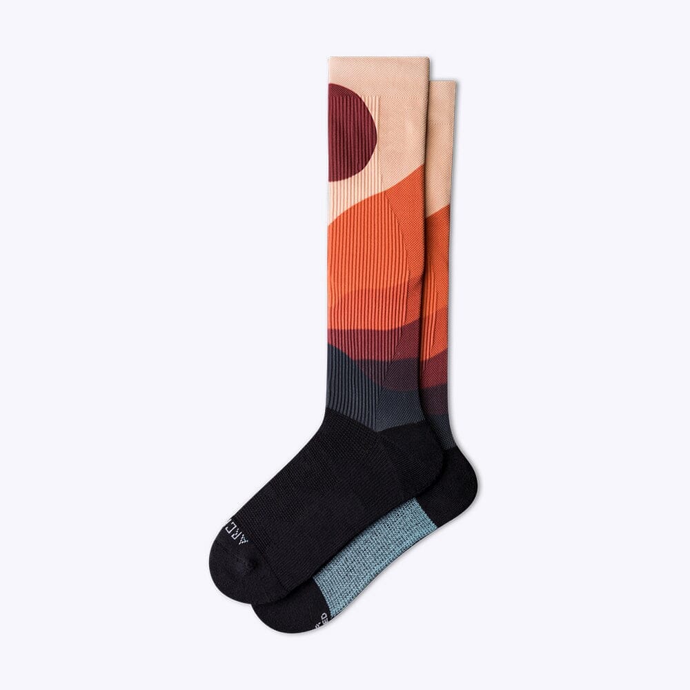 1 x ArchTek® Compression Socks Compression Socks ArchTek Orange Hillside Medium 