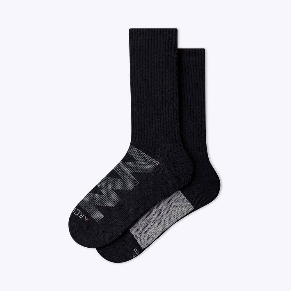 1 x ArchTek® Crew Socks ArchTek Black Small 