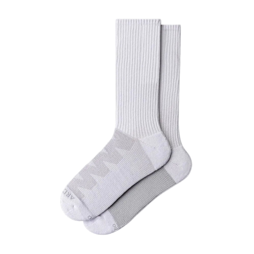 Moisture Wicking White Nylon Crew White