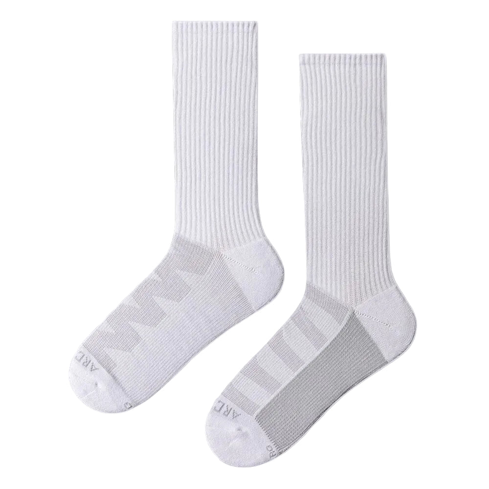 Moisture Wicking White Nylon Crew