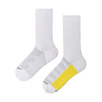 Moisture Wicking Crew Socks Bundles 3 Pack White