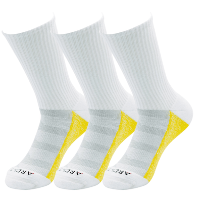 ArchTek® Crew Socks (3 Pack White) athletic socks ArchTek 