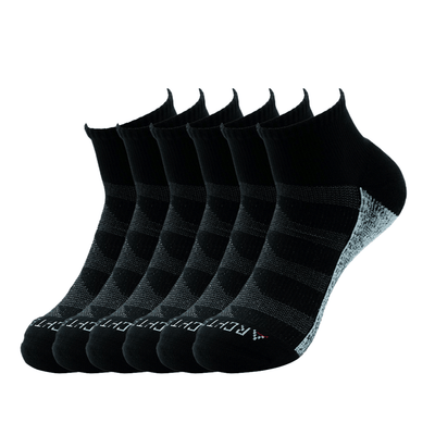 ArchTek® Quarter Socks (6 Pack Black) athletic socks ArchTek Medium 