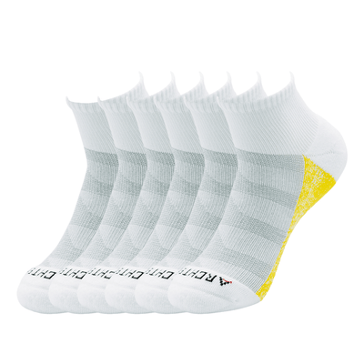 ArchTek® Quarter Socks (6 Pack White) athletic socks ArchTek Medium 