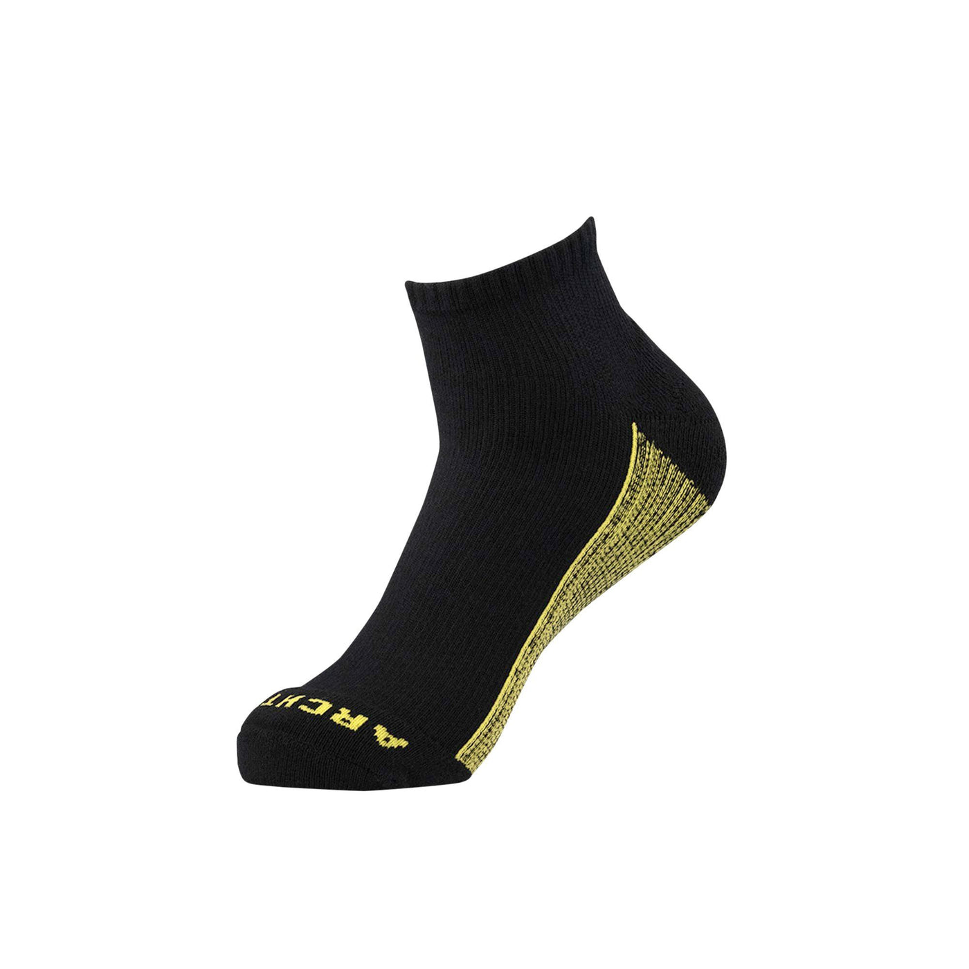 Athletic Quarter Sock 3-Pack in Black athletic socks ArchTek