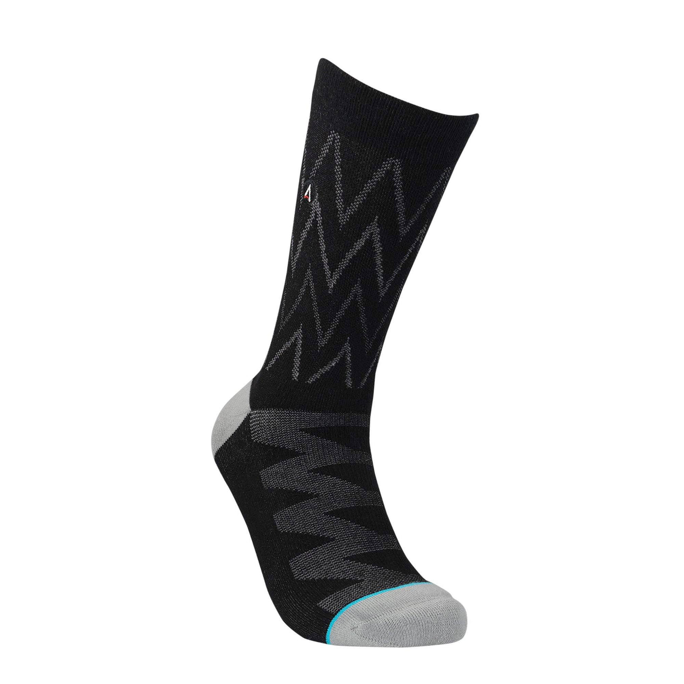 Black/Grey Herringbone Dress Sock dress socks ArchTek