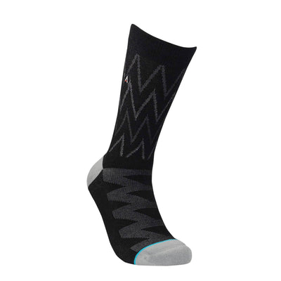Black/Grey Herringbone Dress Sock dress socks ArchTek