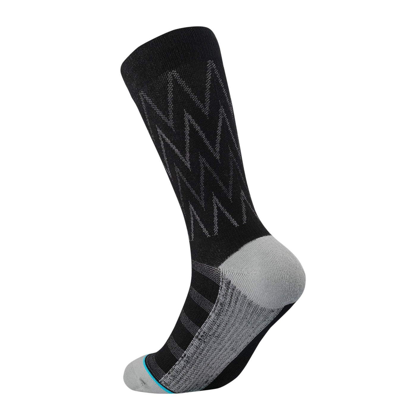 Black/Grey Herringbone Dress Sock dress socks ArchTek