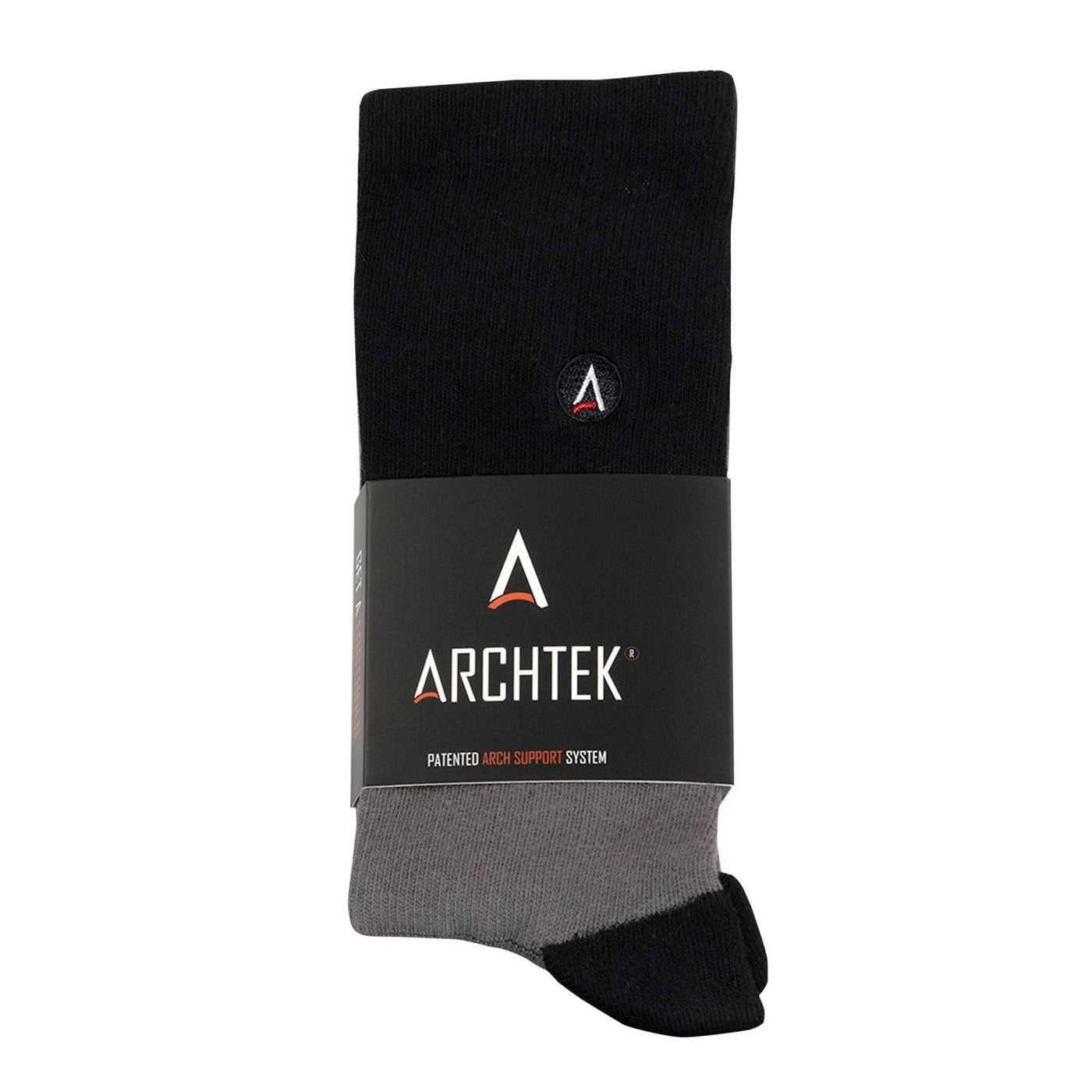 Black/Slate 2-tone Dress Sock dress socks ArchTek
