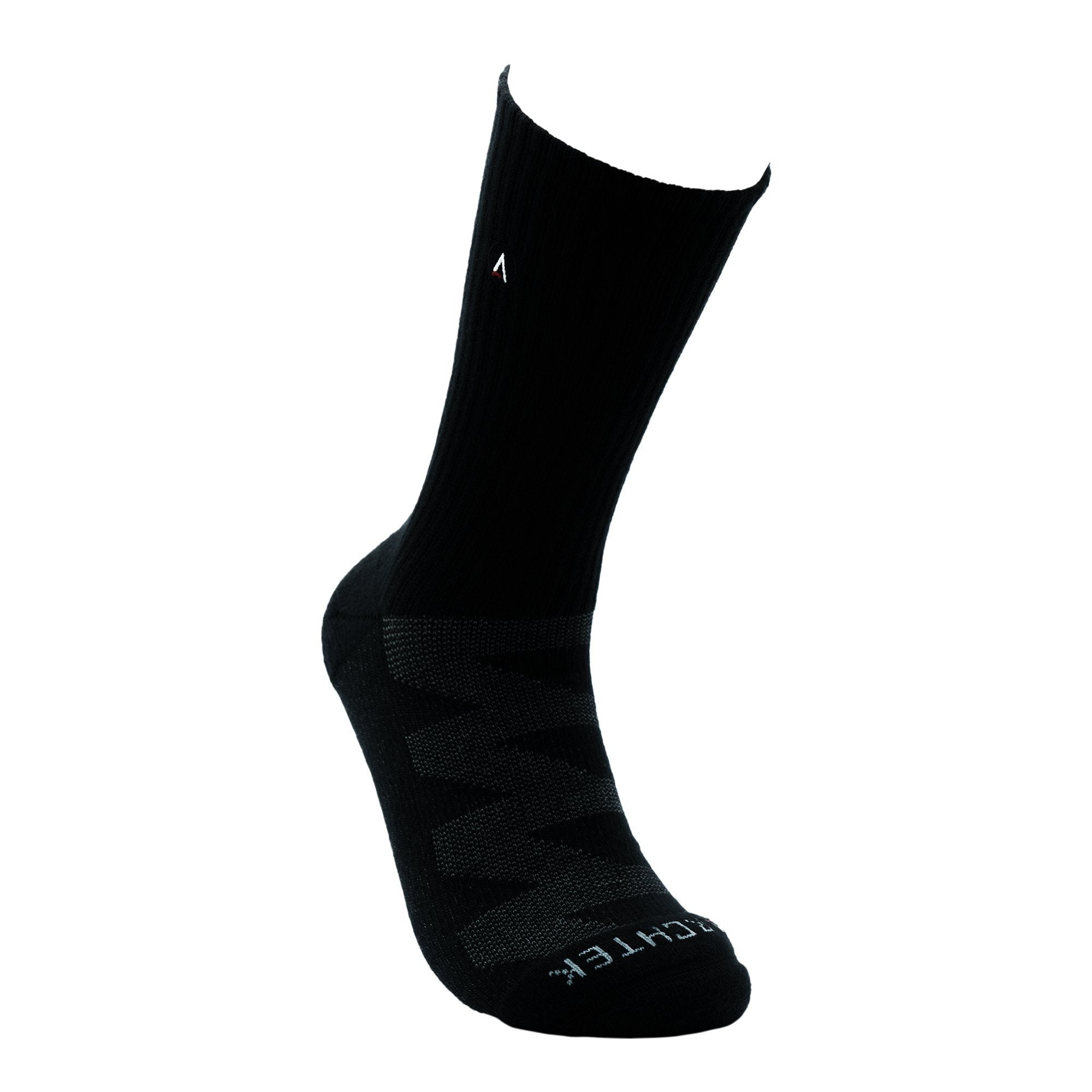 New Athletic Crew Sock in Black improved version athletic socks ArchTek 