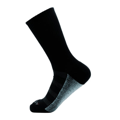 New Athletic Crew Sock 6-Pack in Black improved Version athletic socks ArchTek 