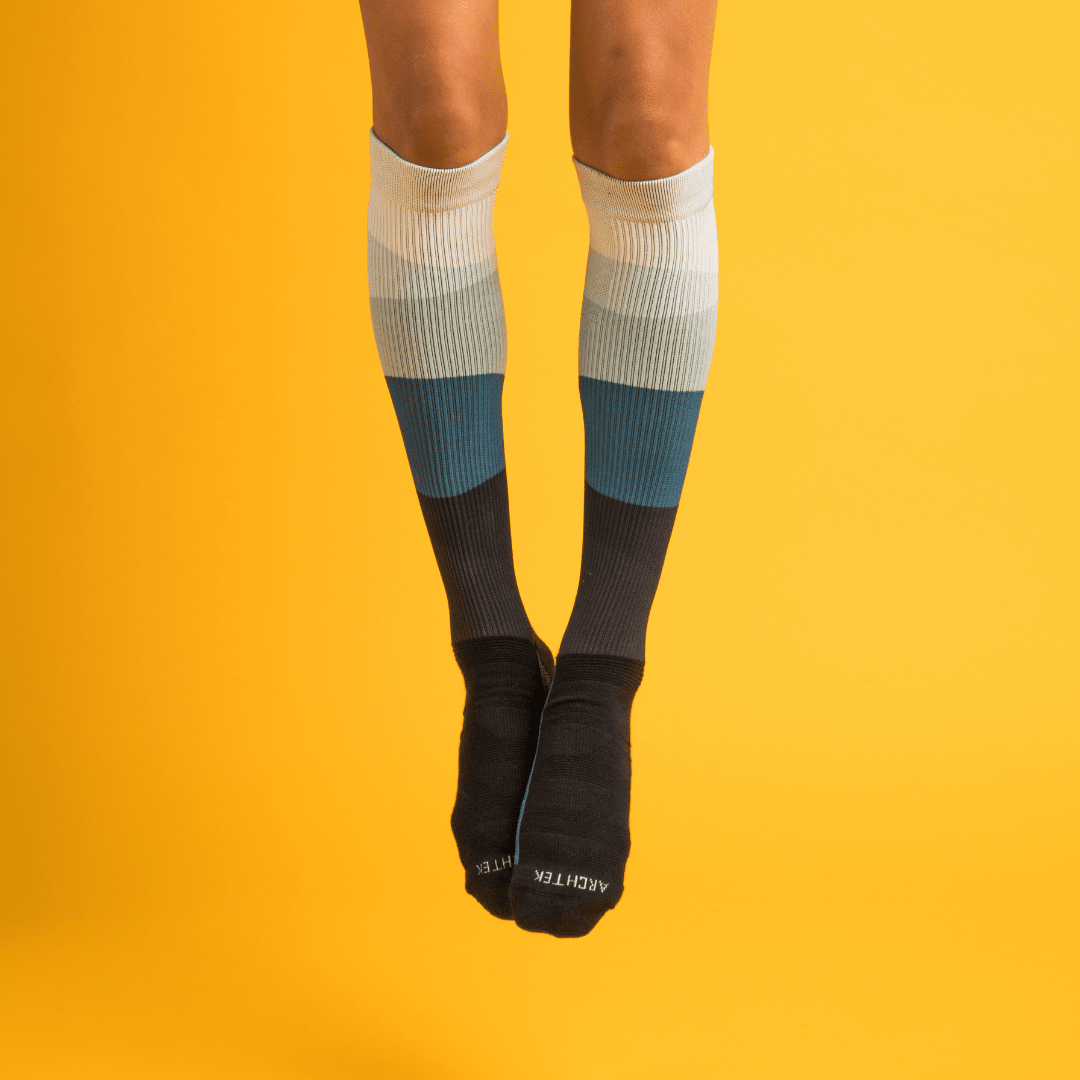 ArchTek® Compression Socks (Blue Waves) Compression Socks ArchTek 