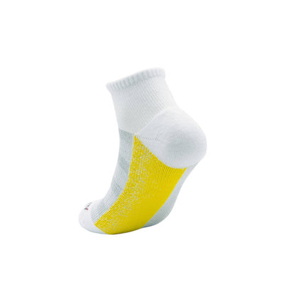 Athletic Quarter Sock 3-Pack in White Improved version athletic socks ArchTek