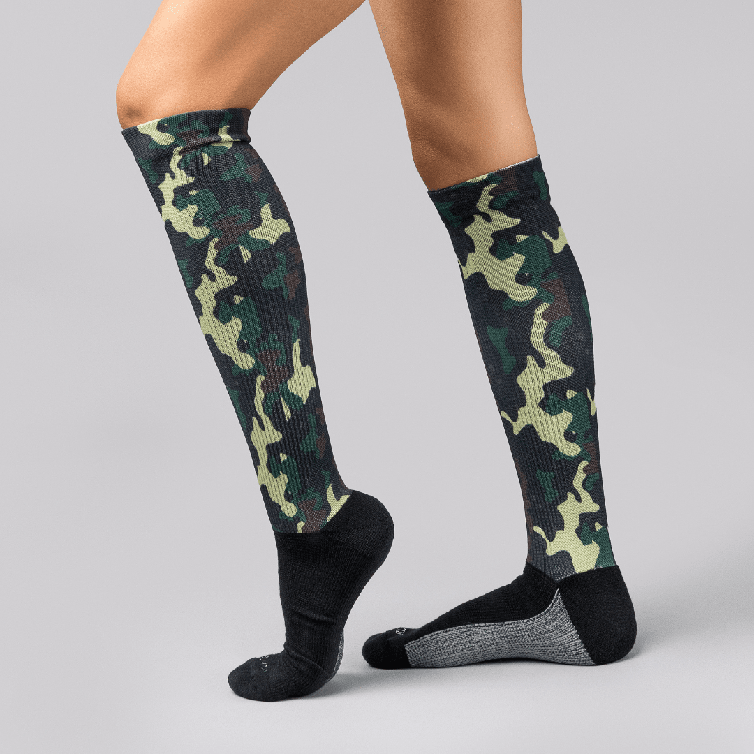 ArchTek® Compression Socks (Green Camo) Compression Socks ArchTek 