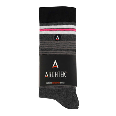 Dark Grey/Slate Heather Dress Sock dress socks ArchTek
