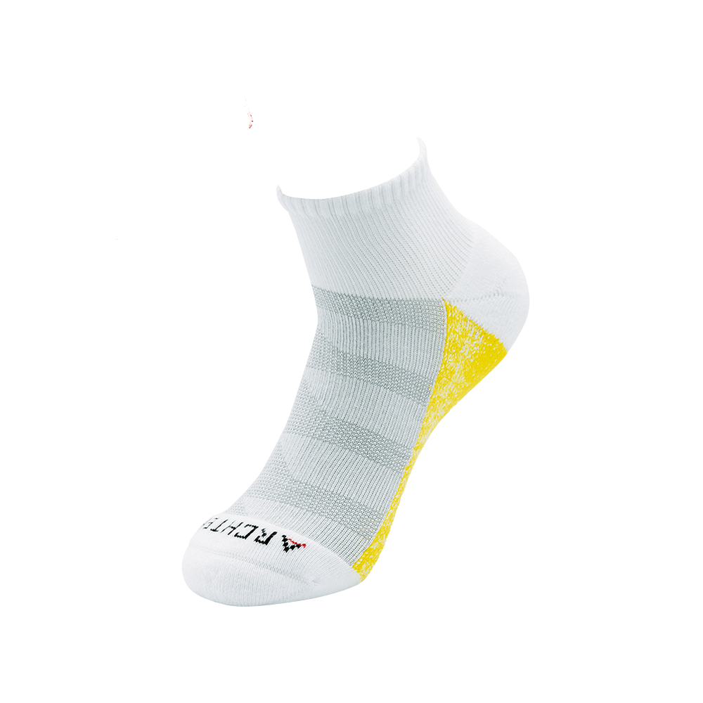 New Athletic Quarter Sock in White Improved version athletic socks ArchTek 