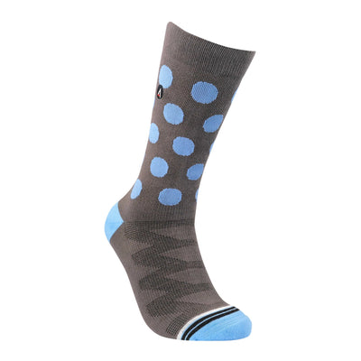 Light Blue Dots ArchTek Dress Sock dress socks ArchTek