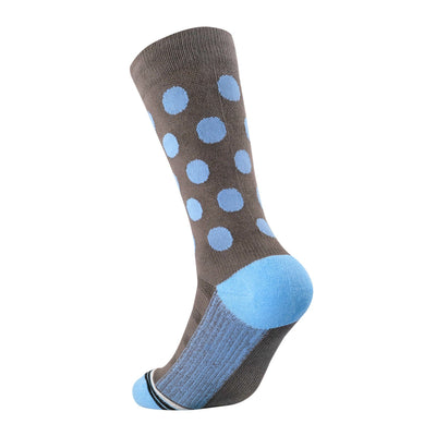 Light Blue Dots ArchTek Dress Sock dress socks ArchTek