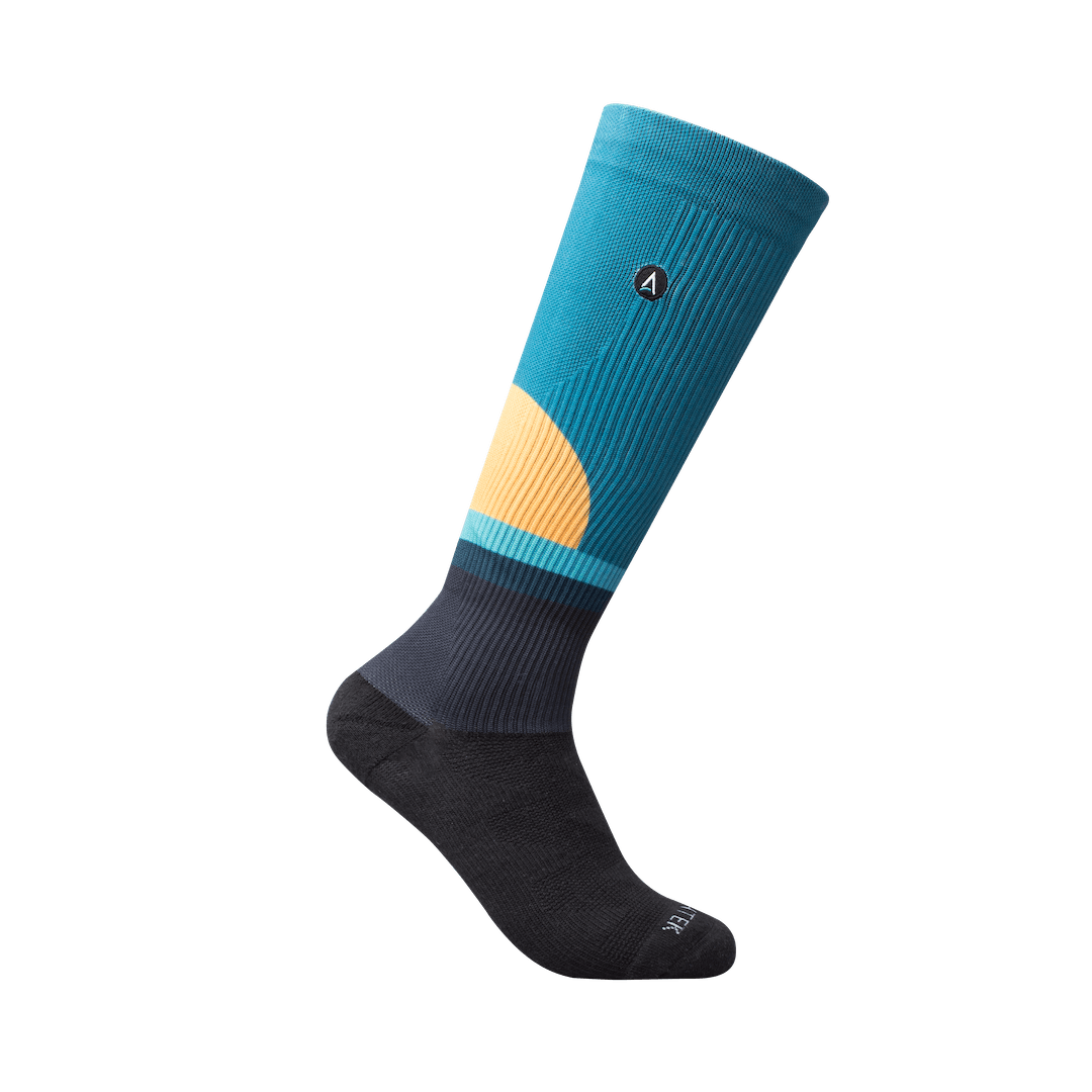 ArchTek® Compression Socks (Blue Sunrise) Compression Socks ArchTek 