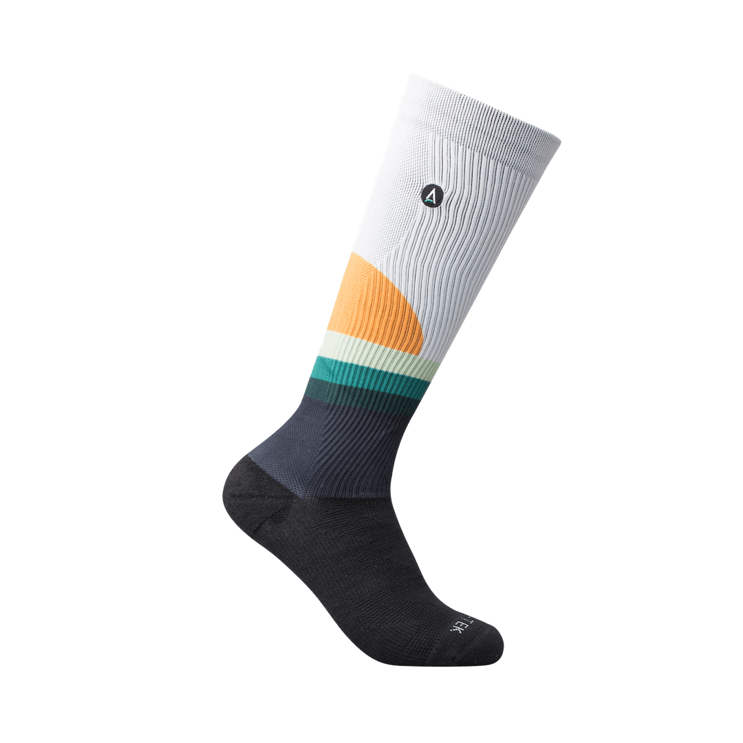 ArchTek® Compression Socks (Green Sunrise) Compression Socks ArchTek 
