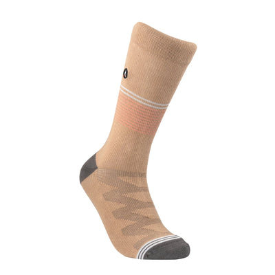 Taupe/Pink Striped Dress Sock dress socks ArchTek