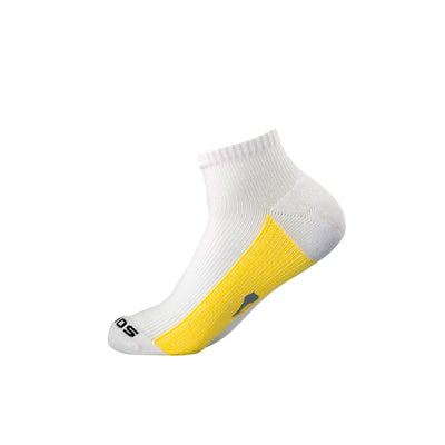White Athletic Quarter Sock athletic socks ArchTek