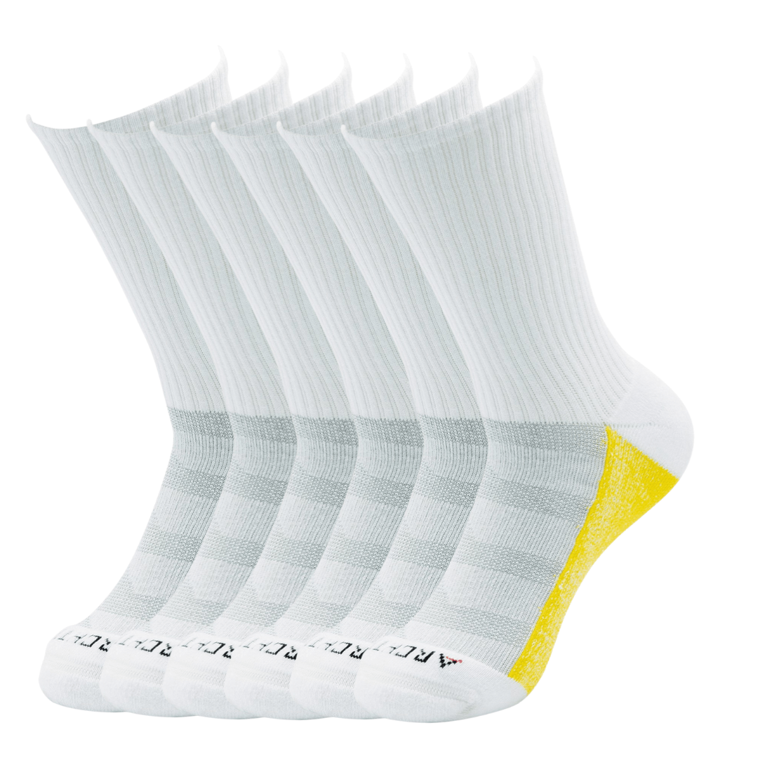 ArchTek® Crew Socks (6 Pack White) athletic socks ArchTek Medium 