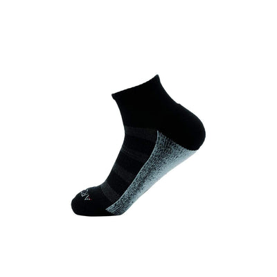 Athletic Quarter Sock 6-Pack in Black athletic socks ArchTek